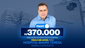 Deputado federal Abi-Ackel indica recursos para o Hospital Madre Teresa