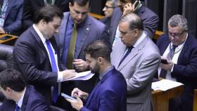 Deputado Paulo Abi-Ackel e o presidente da Câmara Federal, deputado Rodrigo Maia 