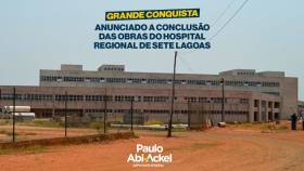 Obras do Hospital Regional de Sete Lagoas serão concluídas