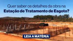 Obras da Estação de Tratamento de Esgoto estão a todo vapor em Sete Lagoas