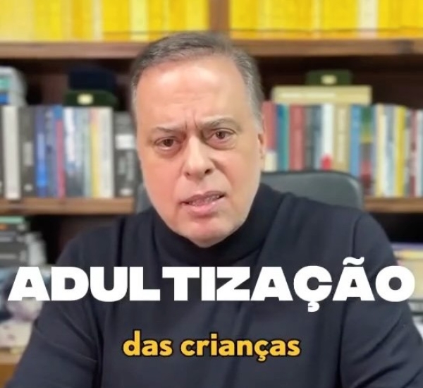 Em v&iacute;deo, Paulo Abi-Ackel alerta para &ldquo;adultiza&ccedil;&atilde;o&rdquo; de crian&ccedil;as nas redes e cobra a&ccedil;&atilde;o urgente de autoridades